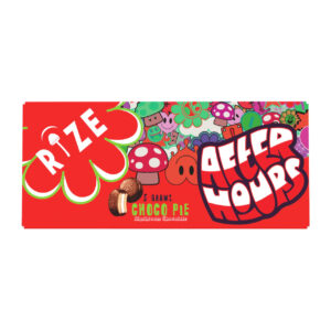 after hours x rize nootropic blend mushroom chocolate bar 5g choco pie