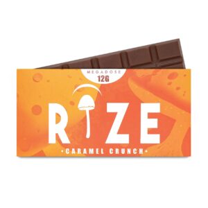 rize chocolate bar 12g caramel crunch
